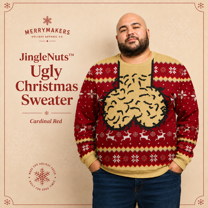 JingleNuts™ Funny Christmas Sweater