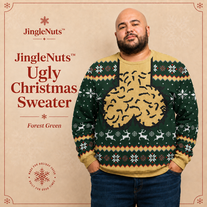 JingleNuts™ Funny Christmas Sweater